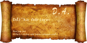 Dóka Adrienn névjegykártya
