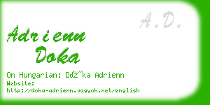 adrienn doka business card